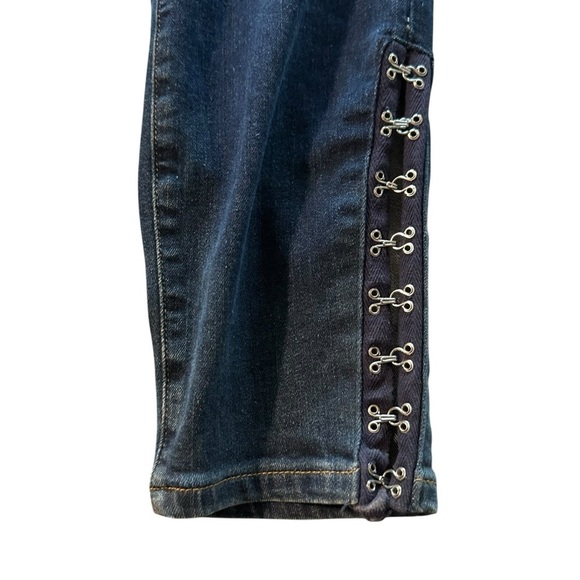 Good American women's size 16 Good Waist blue jeans with embellishments - Picture 3 of 6